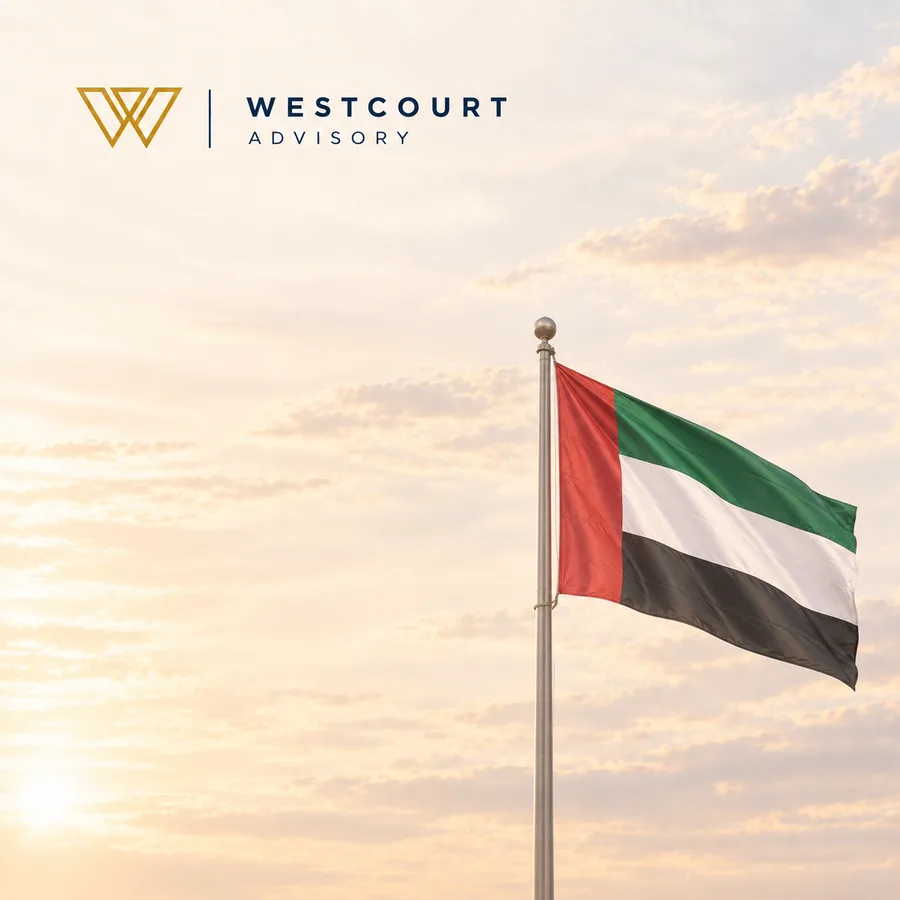 United Arab Emirates flag for the UAE Golden Residency programme